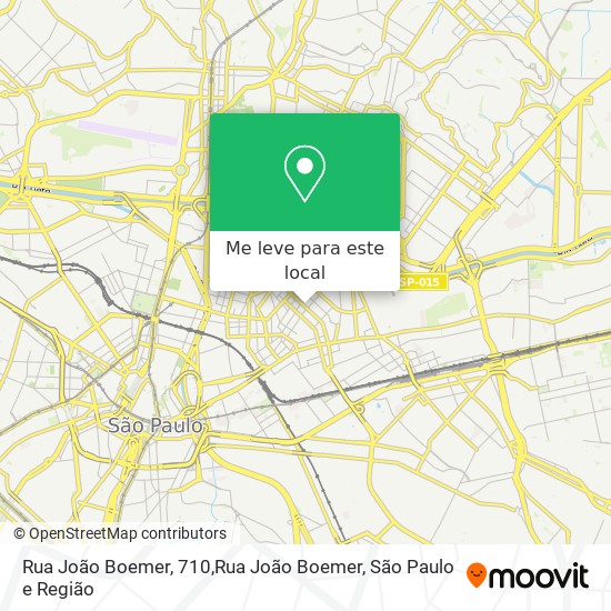 Rua João Boemer, 710,Rua João Boemer mapa