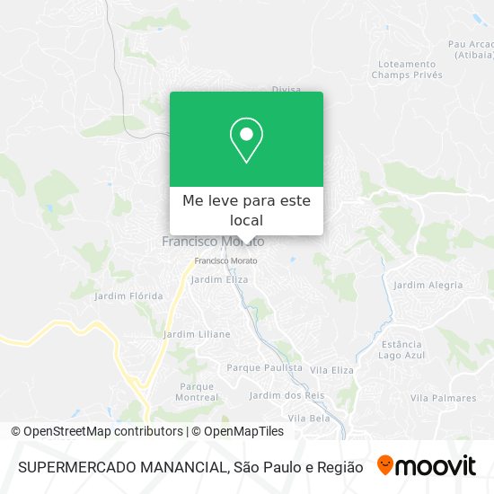 SUPERMERCADO MANANCIAL mapa