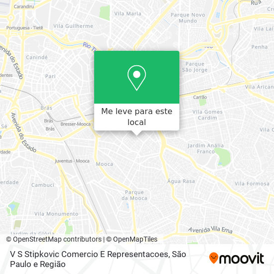 V S Stipkovic Comercio E Representacoes mapa