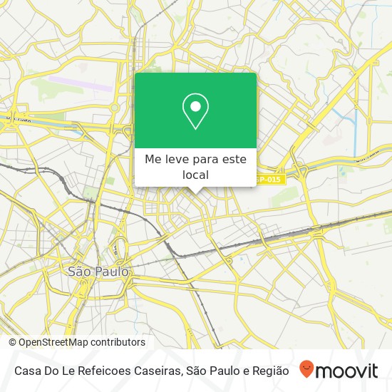 Casa Do Le Refeicoes Caseiras, Rua Almirante Barroso, 683 Belém São Paulo-SP 03025-001 mapa