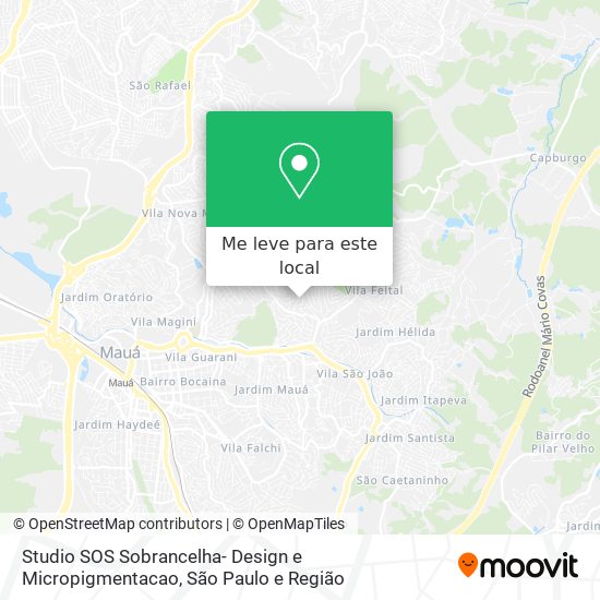 Studio SOS Sobrancelha- Design e Micropigmentacao mapa