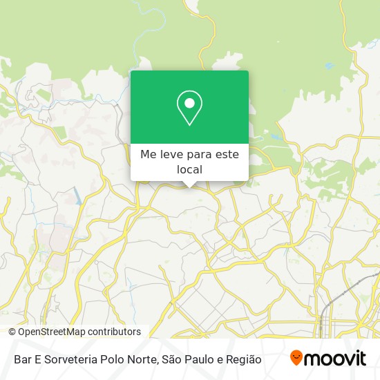 Bar E Sorveteria Polo Norte mapa