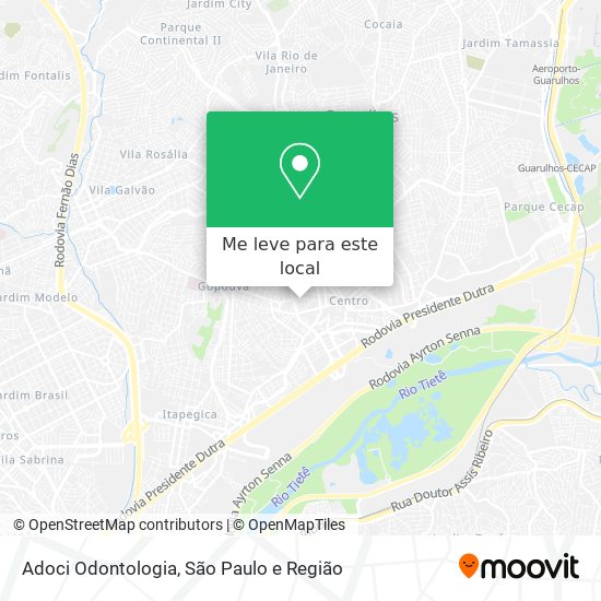 Adoci Odontologia mapa