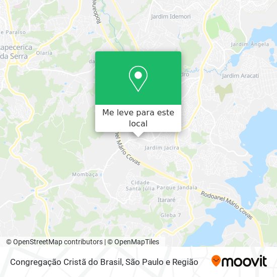 Congregação Cristã do Brasil mapa