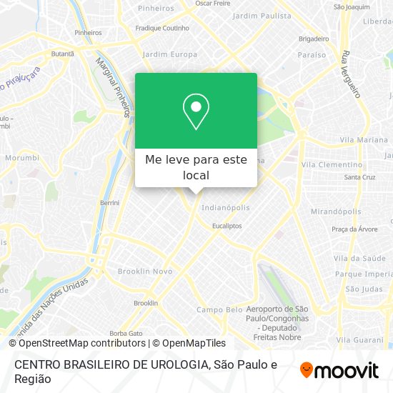 CENTRO BRASILEIRO DE UROLOGIA mapa