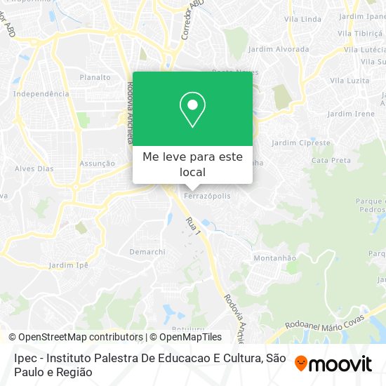 Ipec - Instituto Palestra De Educacao E Cultura mapa