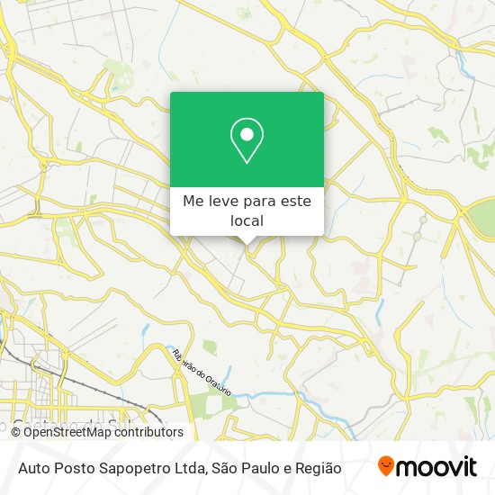 Auto Posto Sapopetro Ltda mapa