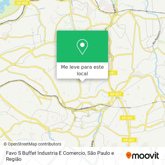 Favo S Buffet Industria E Comercio mapa