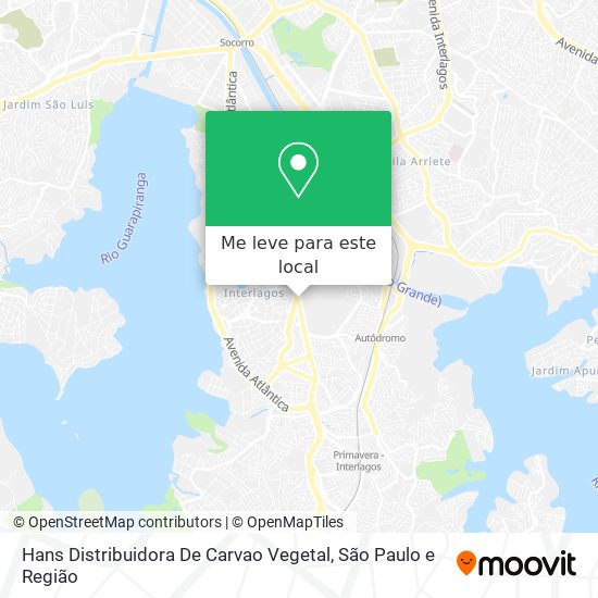 Hans Distribuidora De Carvao Vegetal mapa