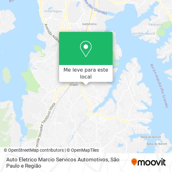 Auto Eletrico Marcio Servicos Automotivos mapa