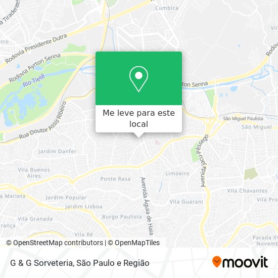 G & G Sorveteria mapa
