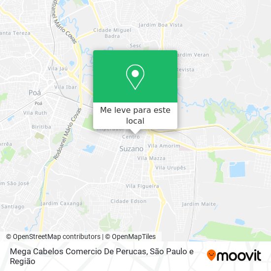 Mega Cabelos Comercio De Perucas mapa
