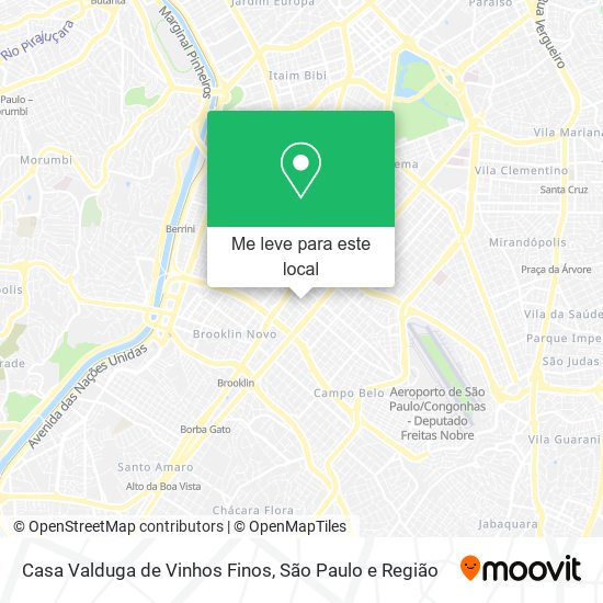 Casa Valduga de Vinhos Finos mapa