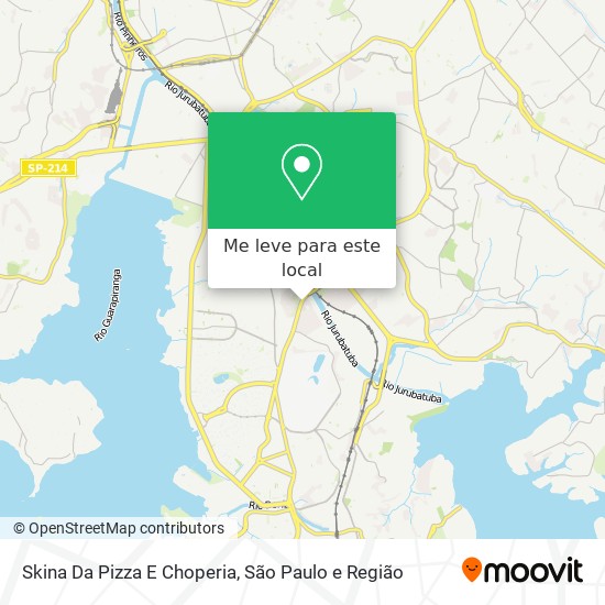 Skina Da Pizza E Choperia mapa