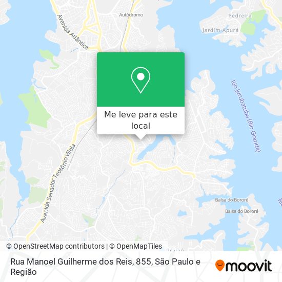 Rua Manoel Guilherme dos Reis, 855 mapa