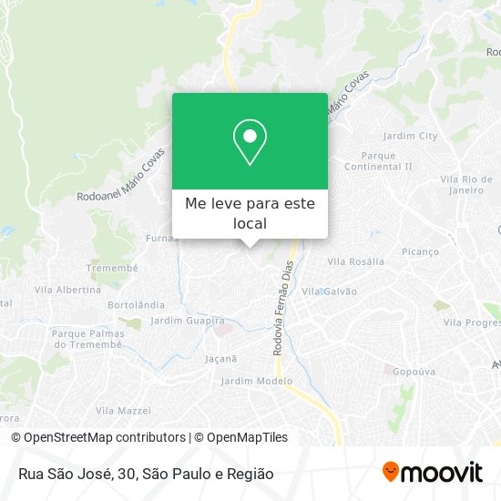 Rua São José, 30 mapa
