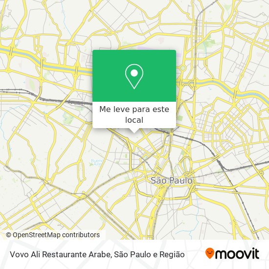 Vovo Ali Restaurante Arabe mapa