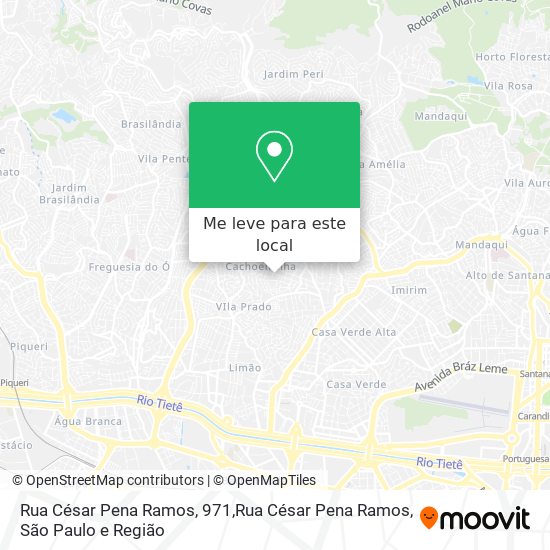 Rua César Pena Ramos, 971,Rua César Pena Ramos mapa