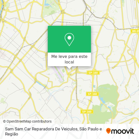 Sam Sam Car Reparadora De Veiculos mapa