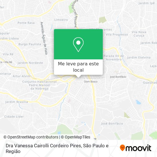Dra Vanessa Cairolli Cordeiro Pires mapa
