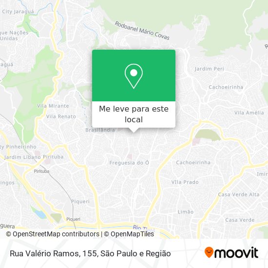 Rua Valério Ramos, 155 mapa