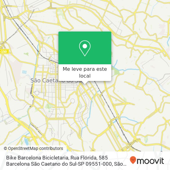 Bike Barcelona Bicicletaria, Rua Flórida, 585 Barcelona São Caetano do Sul-SP 09551-000 mapa