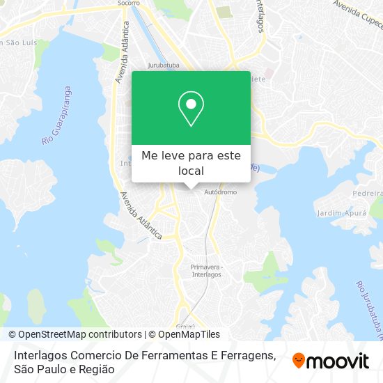 Interlagos Comercio De Ferramentas E Ferragens mapa