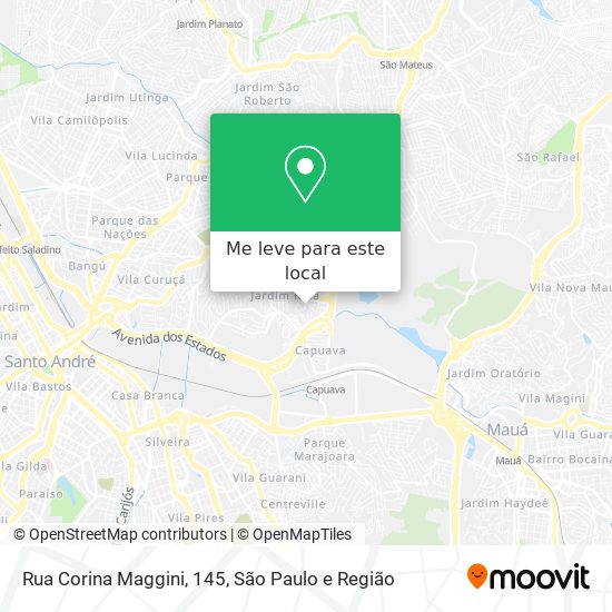 Rua Corina Maggini, 145 mapa