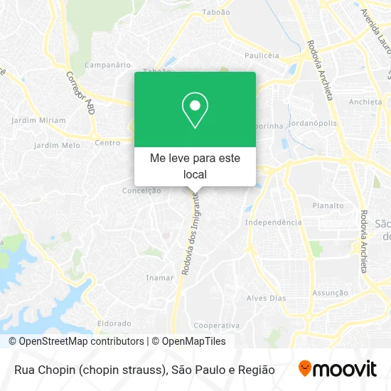 Rua Chopin (chopin strauss) mapa