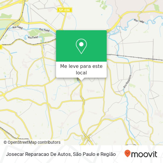 Josecar Reparacao De Autos, Rua Américo Sugai, 450 Vila Jacuí São Paulo-SP 08060-380 mapa