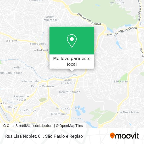 Rua Lisa Noblet, 61 mapa