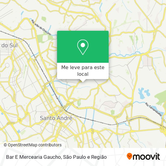 Bar E Mercearia Gaucho mapa