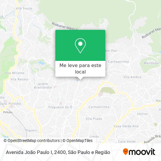 Avenida João Paulo I, 2400 mapa