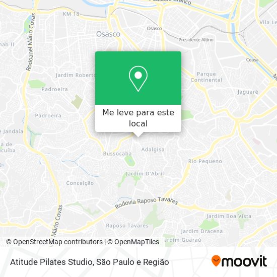 Atitude Pilates Studio mapa
