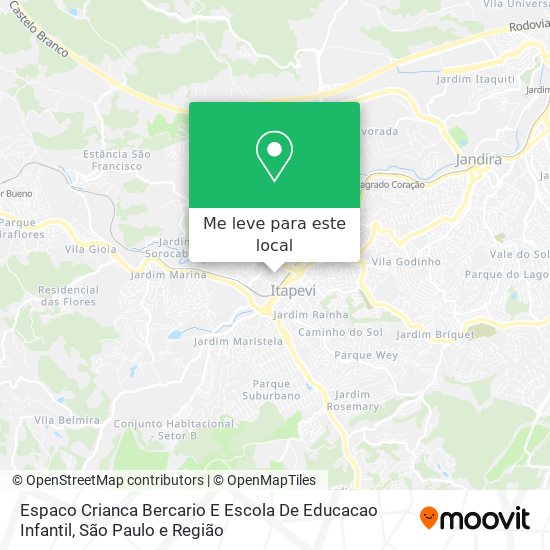 Espaco Crianca Bercario E Escola De Educacao Infantil mapa