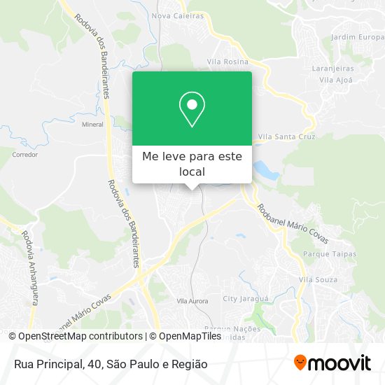 Rua Principal, 40 mapa