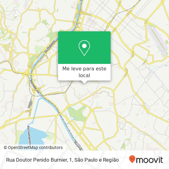 Rua Doutor Penido Burnier, 1, Santo Amaro São Paulo-SP mapa