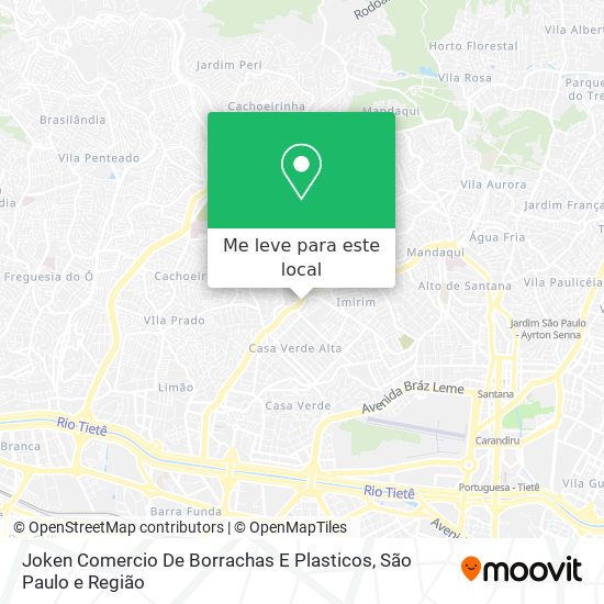 Joken Comercio De Borrachas E Plasticos mapa