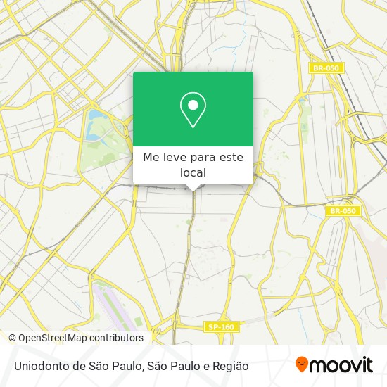 Uniodonto de São Paulo mapa