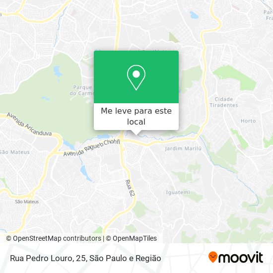 Rua Pedro Louro, 25 mapa