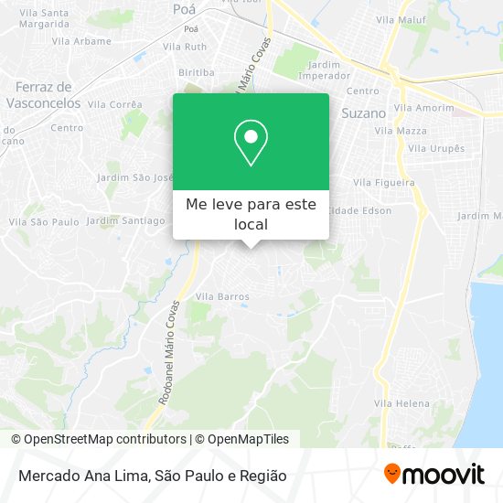 Mercado Ana Lima mapa