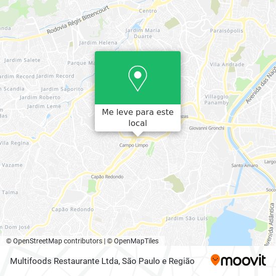 Multifoods Restaurante Ltda mapa