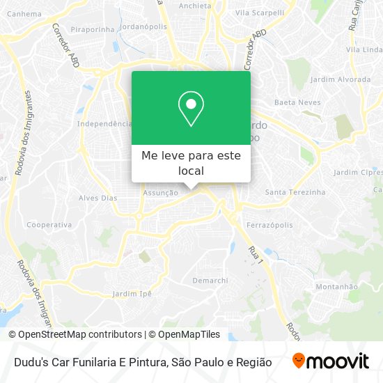 Dudu's Car Funilaria E Pintura mapa