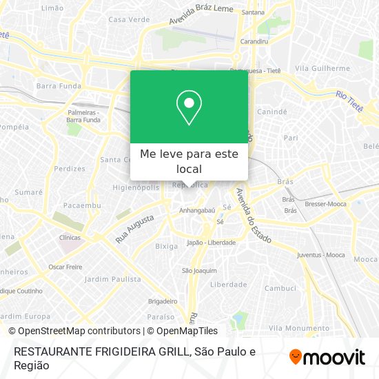 RESTAURANTE FRIGIDEIRA GRILL mapa