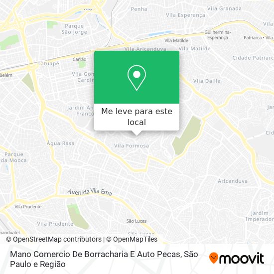 Mano Comercio De Borracharia E Auto Pecas mapa