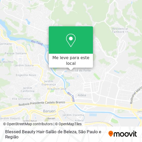 Blessed Beauty Hair-Salão de Beleza mapa