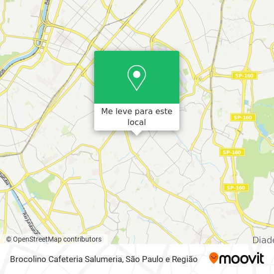 Brocolino Cafeteria Salumeria mapa