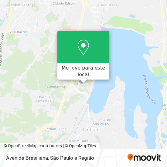 Avenida Brasiliana mapa