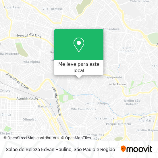 Salao de Beleza Edvan Paulino mapa