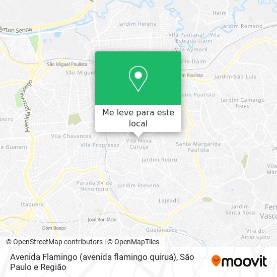 Avenida Flamingo (avenida flamingo quiruá) mapa